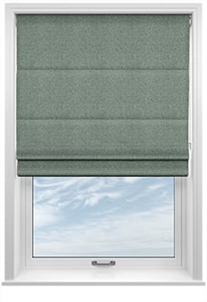 Wexley, Green Spring - Twist&Fit Roman Blind